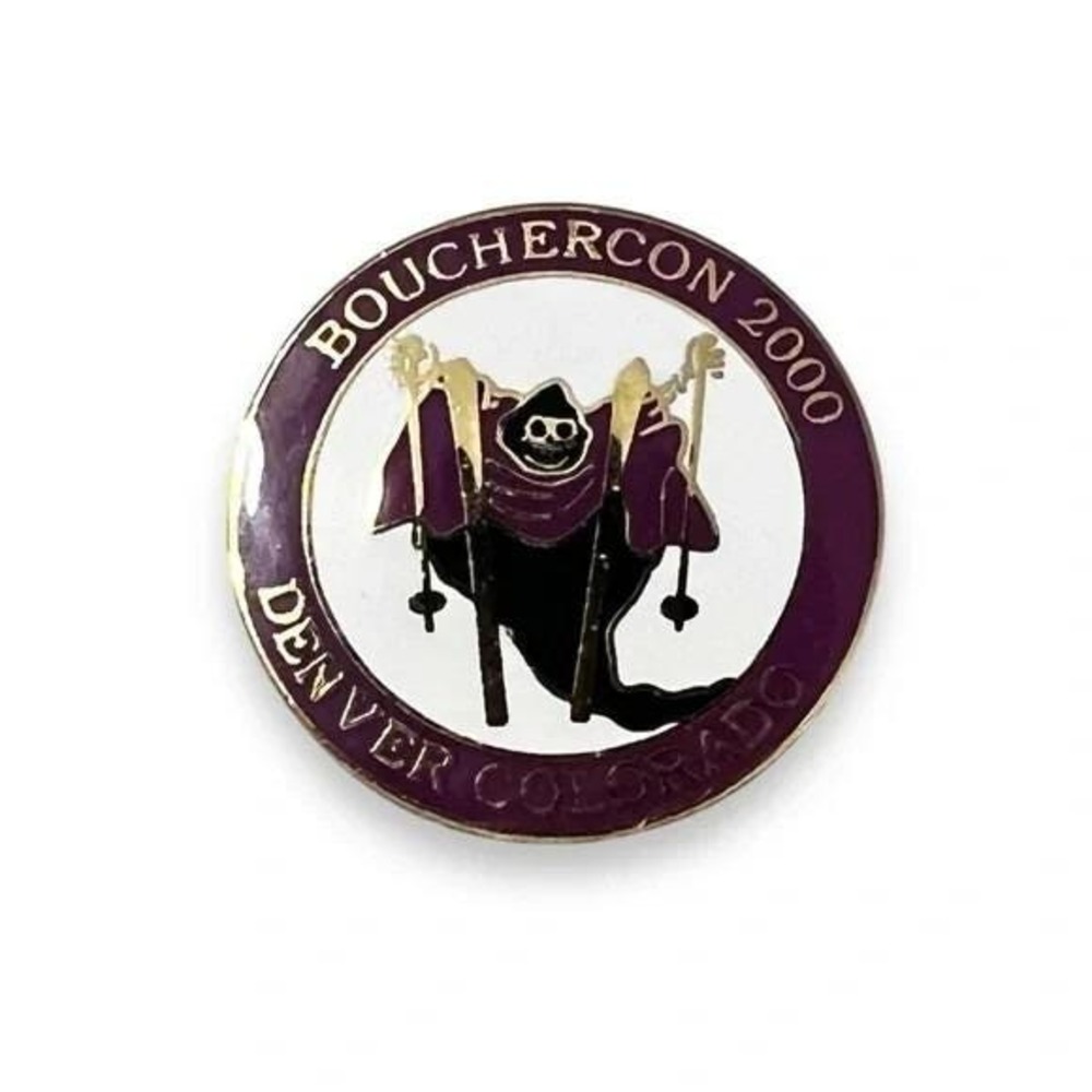 Bouchercon 2000 Denver Colorado Vintage Lapel Vest Hat Pin A32